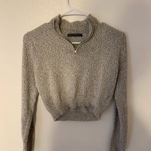 Gray brandy sweater